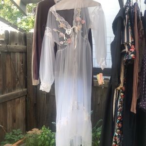 Vintage sheer night gown
